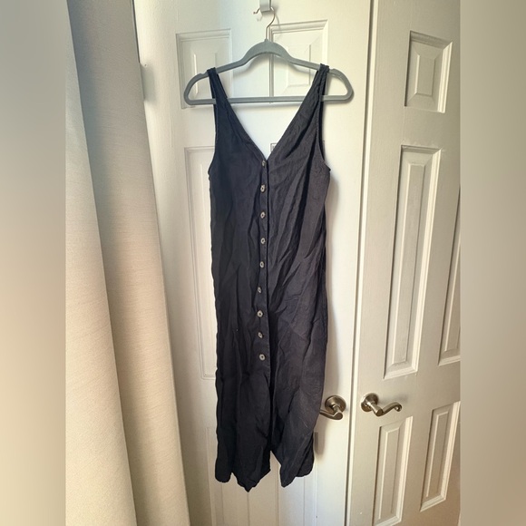 Reformation Cliff Linen Dress - Black (Size XS) - Picture 5 of 7